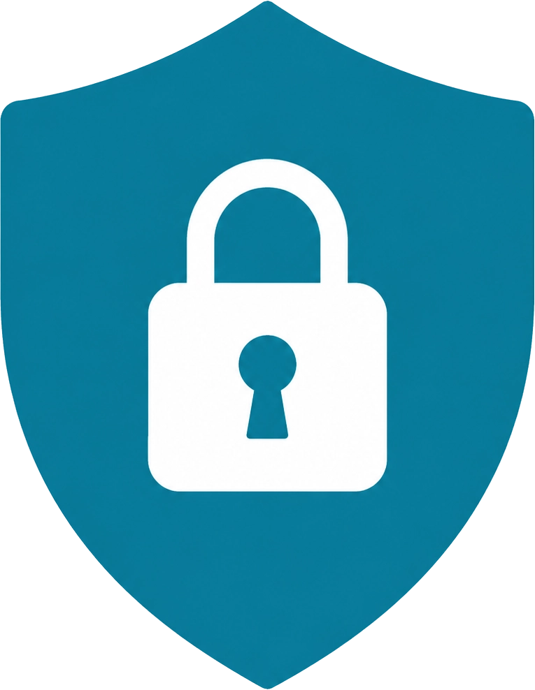 Shield icon representing fast, secure, and reliable bilingual website performance for Canadian businesses.