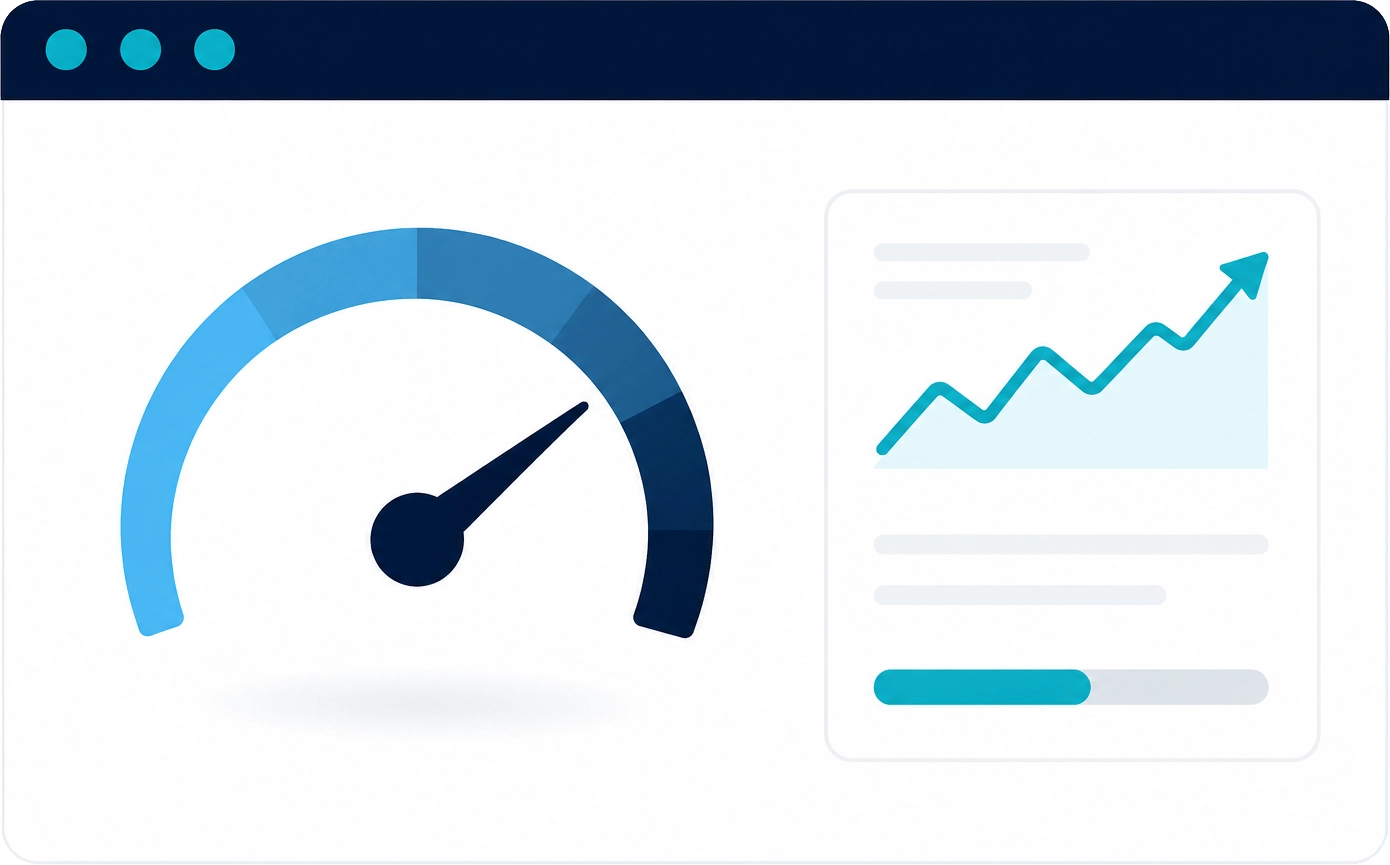Website performance optimization improving website speed, page performance, and loading times.